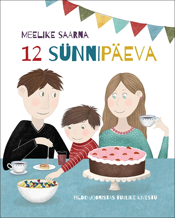 Raamatu 12 sünnipäeva kaanepilt